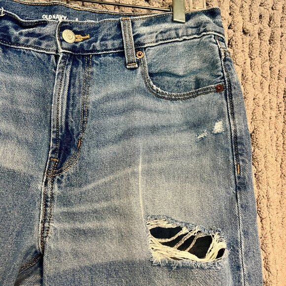 Old Navy High Rise Slouchy Straight Jeans – Size 6 - Picture 3 of 9